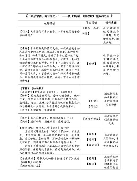 初中群文阅读教学展示公开课优秀教学设计:诗人灵魂之舞省赛一等奖设计Word模板下载_编号qjbyowwx_熊猫办公