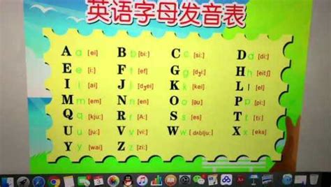 26个英文字母歌，按这个学习很容易哦！