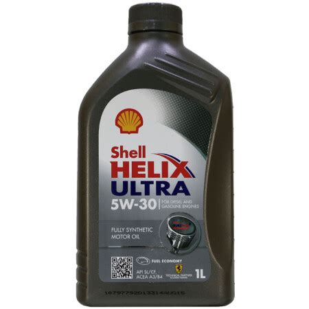 【壳牌5W-30(全球购)】壳牌（Shell）全合成机油 超凡灰喜力Helix Ultra 5W-30 灰壳A3/B4 SL 1L 德国原装 ...