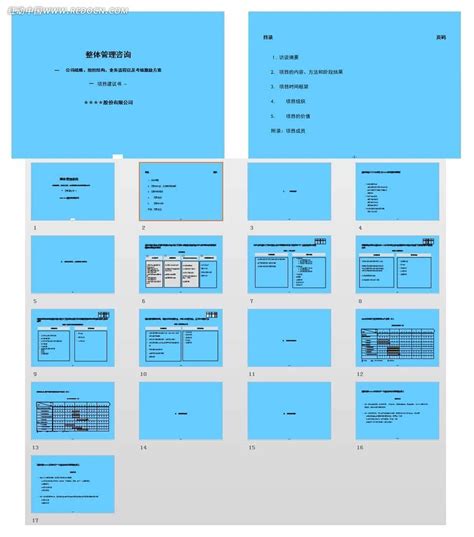 项目建议书标准模板ppt模板素材免费下载_红动中国