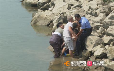 【视频】东莞父子江边野泳不慎溺水，即将沉没瞬间，他们出现了......_东莞阳光网