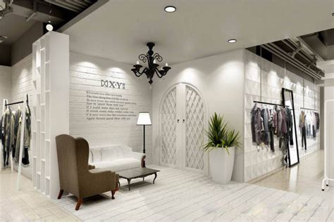 某日韩风格服装店设计施工图_效果图-商业空间装修-筑龙室内设计论坛
