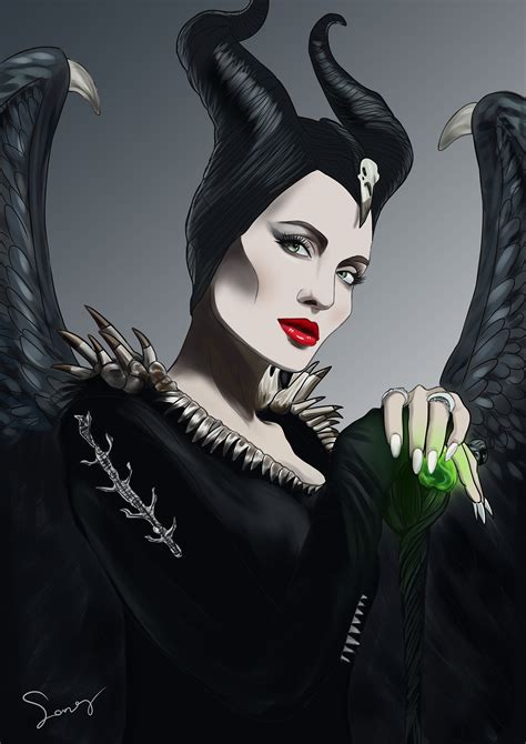 沉睡魔咒2 玛琳菲森 Maleficent|插画|插画习作|渺小de小幸运 - 原创作品 - 站酷 (ZCOOL)