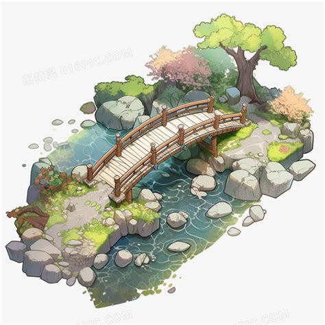 小桥流水图片