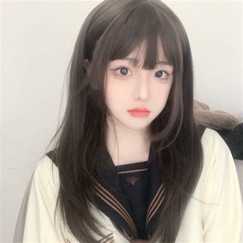 真人萝莉软妹女头像图片