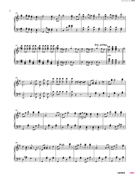 世界著名进行曲赏析：拉德斯基进行曲 - 钢琴曲谱 - 曲谱拉