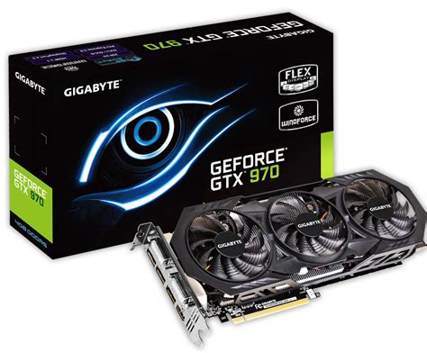 GIGABYTE GeForce GTX 970 4GB WINDFORCE 3X OC EDITION, GV-N970WF3OC-4GD ...