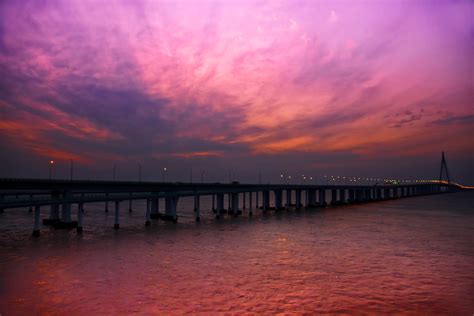 【杭州湾跨海大桥摄影图片】杭州湾跨海大桥生态摄影_路人_太平洋电脑网摄影部落
