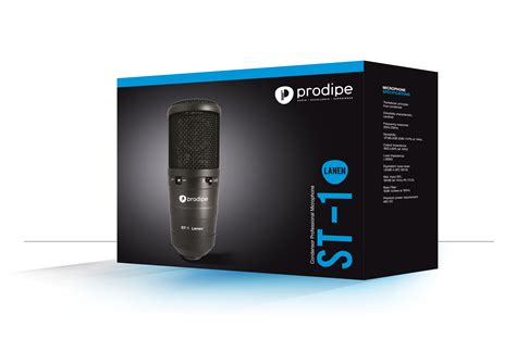 PRODIPE ST1 LANEN Microphone professionnel à condensateur pour le ...