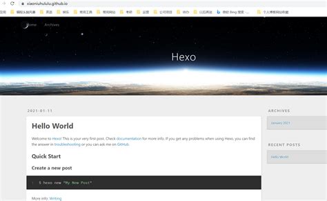 github + hexo 小白超快搭建功能强大的个人博客网站(1)_小白也可以迅速搭建hexo-CSDN博客