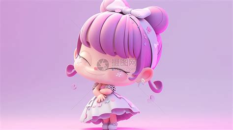 甜美女生戴发夹头像动漫