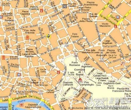 罗马地图图片