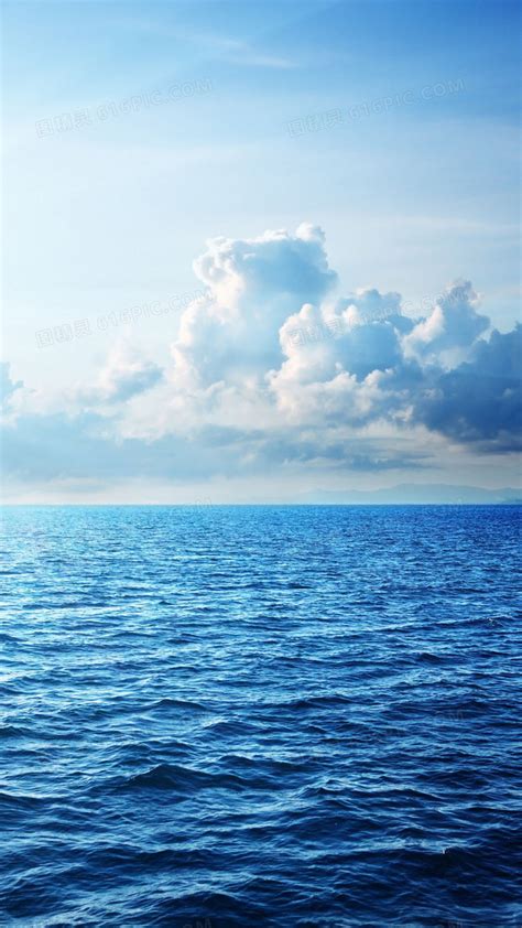 蓝色海洋(风景手机动态壁纸) - 风景手机壁纸下载 - 元气壁纸