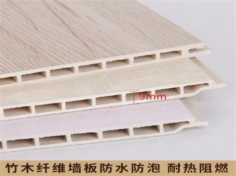 竹木纤维蝴蝶孔加厚集成墙板-福州界宽建筑装饰工程有限公司