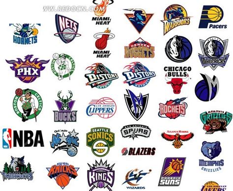 美国NBA篮球队标志设计iAI素材免费下载_红动网