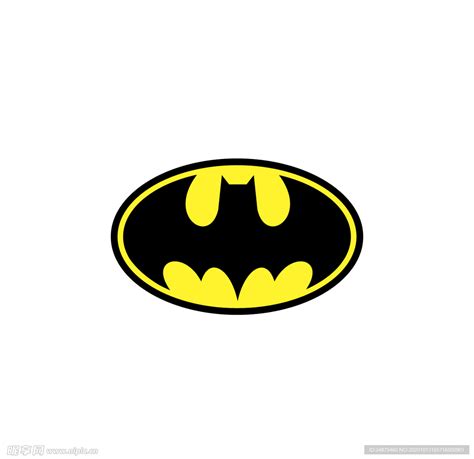 电影蝙蝠侠标志设计模板素材
