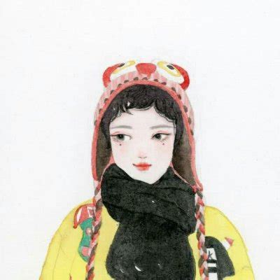 非主流卡通淑女头像