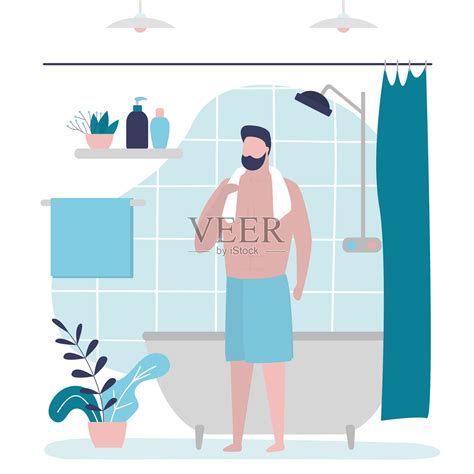 正在洗澡 男人图片_正在洗澡 男人图片下载_正版高清图片库-Veer图库