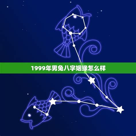 1999年男兔八字姻缘怎么样(详解八字命理及婚姻运势)