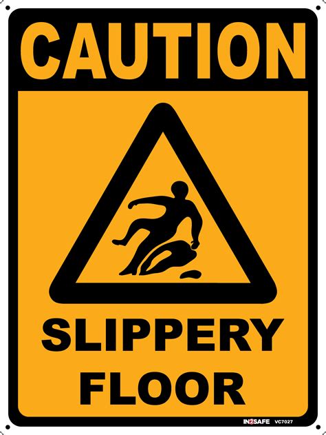 CAUTION - Slippery Floor Sign | Westland Workgear