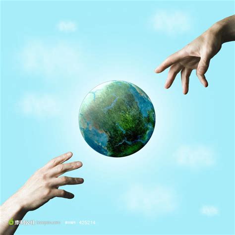 保护环境系列 - 两只手守护着的绿色地球 - 堆糖，美图壁纸兴趣社区