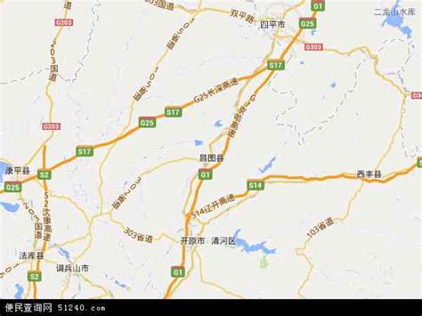 昌图县地图 - 昌图县卫星地图 - 昌图县高清航拍地图
