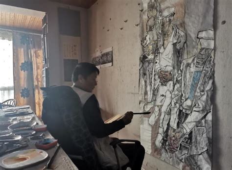 《开河》创作过程 于新生艺术网