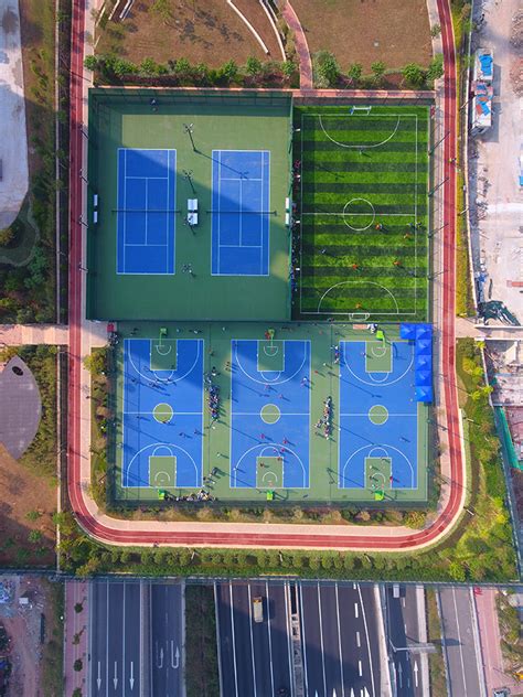 东圃兰亭盛荟足球场、 篮球场、网球场-广州德高体育发展有限公司