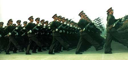 走进阅兵集训点：朝阳民兵、神秘装备、民兵方队-中国项目城网