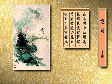 “沾衣欲湿杏花雨，吹面不寒杨柳风。”诗句常被引用，作者姓名却不为人知