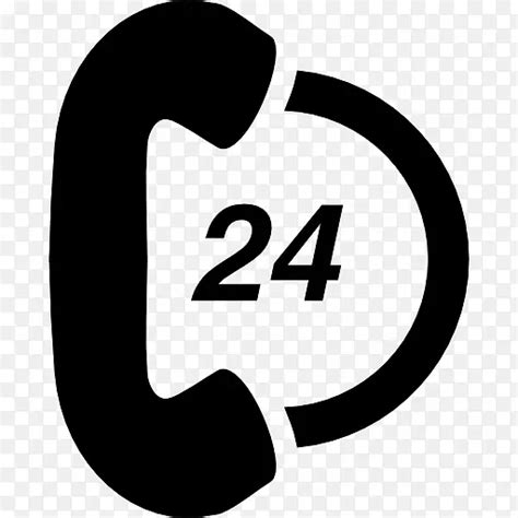 电话线24小时服务图标PNG图片素材下载_图片编号qrmdrnbv-免抠素材网