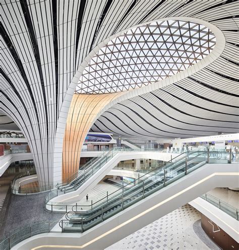 北京大兴国际机场室内建筑设计欣赏