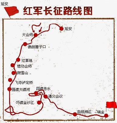 红军路线图图片