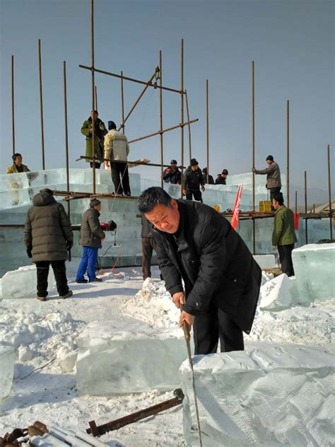 美丽梦幻的哈尔滨冰雪大世界，神秘的采冰人！！ - 阿里巴巴商友圈