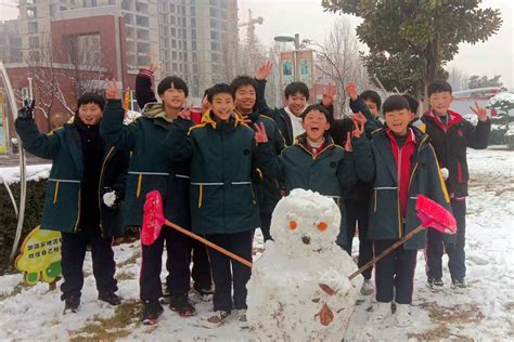 河南滑县：下雪啦，师生堆雪人打雪仗“玩嗨”了！_凤凰网视频_凤凰网
