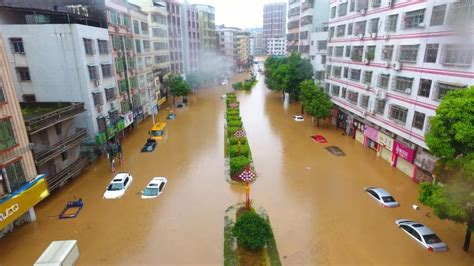 广东龙川北部遭受大暴雨袭击 局地出现内涝-图片-中国天气网