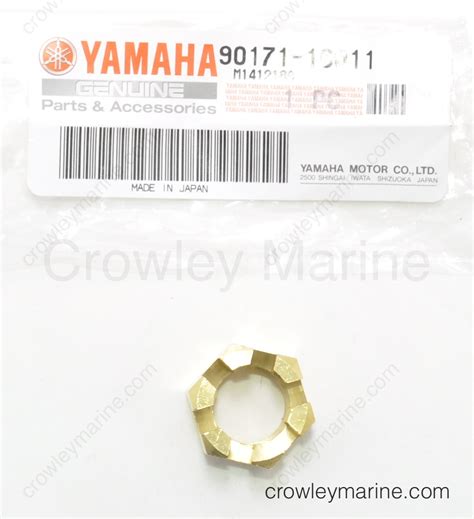 90171-16011-00 Castle Nut - Yamaha Motors | Crowley Marine