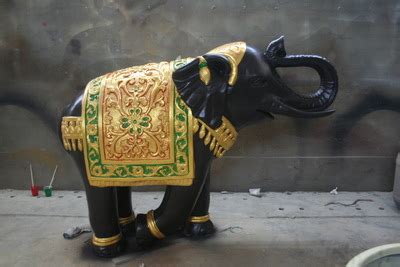 大象雕塑象征吉祥和财富_河北卓景雕塑公司