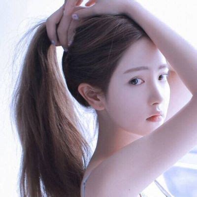 甜美女生头像小清新侧脸