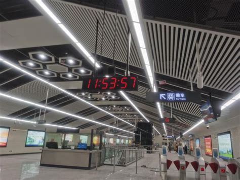 贵阳地铁2号线开通运营，赛思助力时钟系统 - 浙江赛思电子科技有限公司