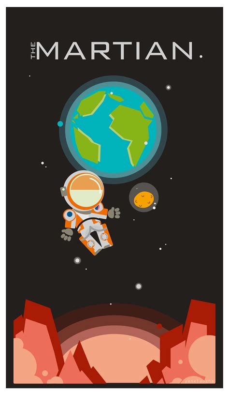 火星救援the martian|插画|艺术插画|yanxiaozha - 原创作品 - 站酷 (ZCOOL)