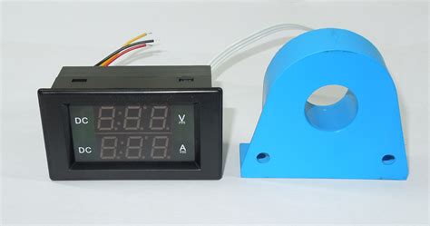 霍尔直流电压电流表 LED数显二合一直流双表 数字电压表电流表-阿里巴巴