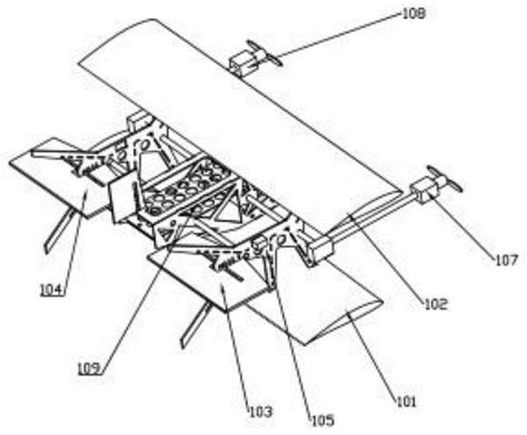 一种自动折叠旋翼的垂直起降固定翼无人机的制作方法