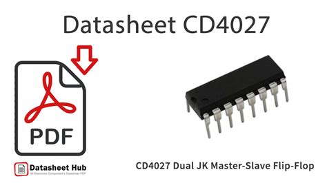 CD4027 Dual JK Master-Slave Flip-Flop - Datasheet Hub