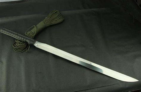 仿 明长刀（夹钢版） - 龙泉项工刀剑