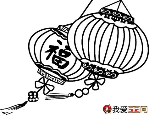 春节简笔画 - 堆糖，美图壁纸兴趣社区