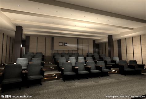 现代电影院放映厅 -sketchup模型_sketchup模型库_建E室内设计网!