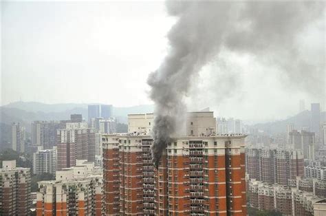 梅林一村高层住宅发生火灾 幸无人员伤亡