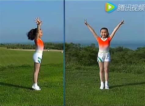 第三套小学生广播体操《七彩阳光》动作分解_腾讯视频