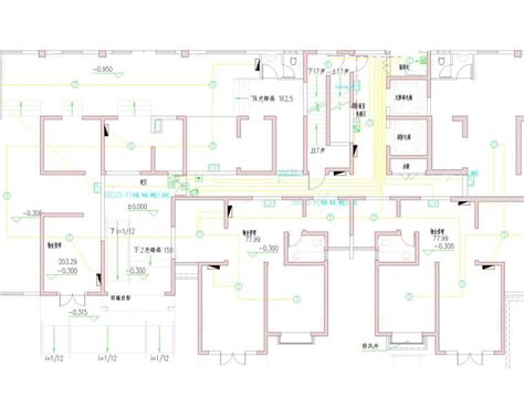 海湖新区电力住宅小区地下汽车库设计建筑结构施工cad图纸_土木在线